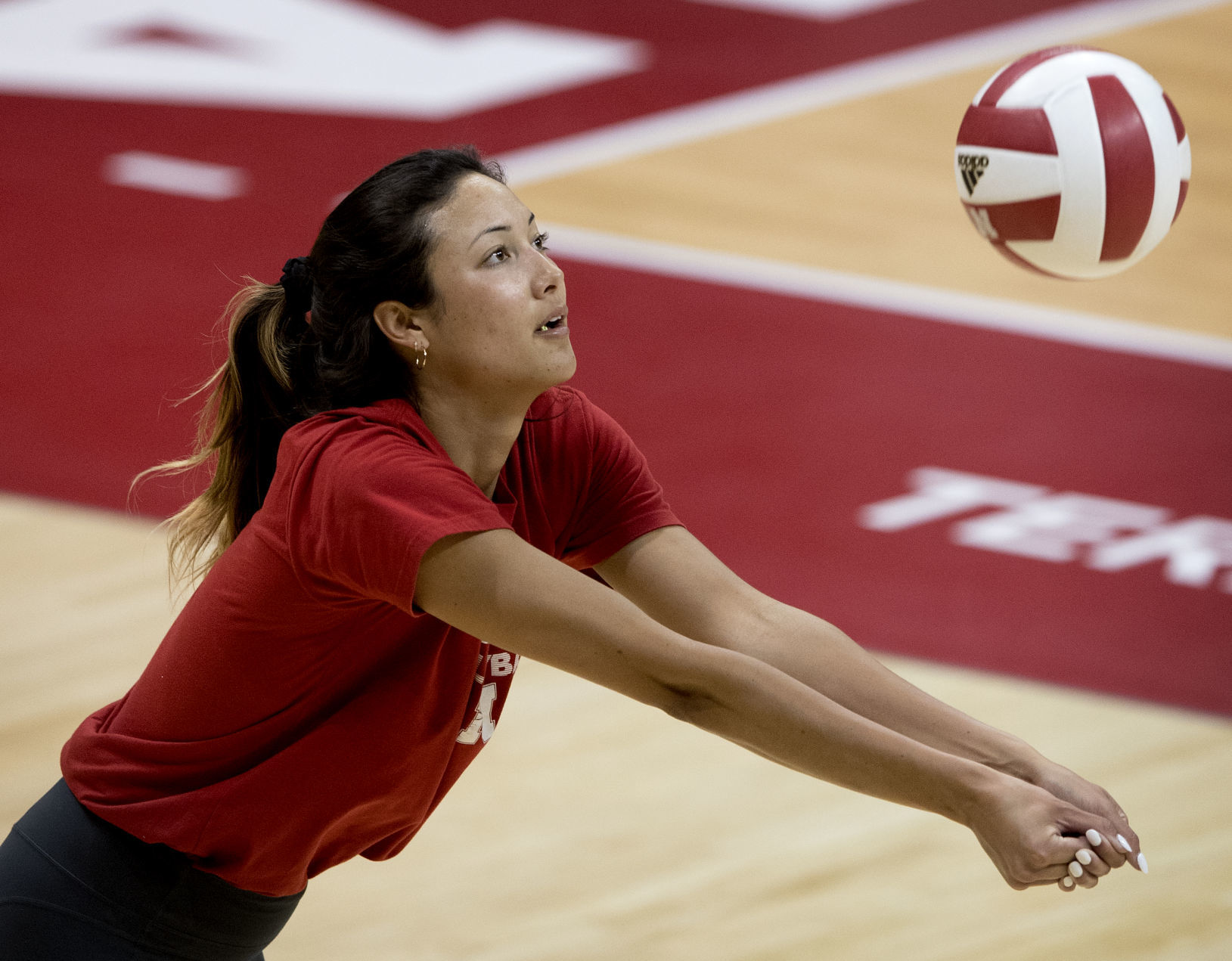 Nebraska Volleyball Spring Practice, 3.29